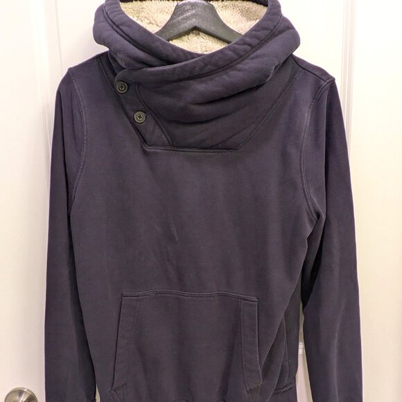 H&M Divided Button Fleece Hoodie SZ Small - Picture 1 of 3